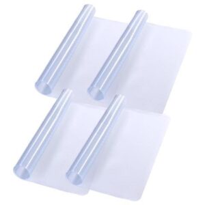 Yescom Rectangle PVC Floor Mat Protector for Hard Wood Office Desk Chair 60"x46" 2 Pack