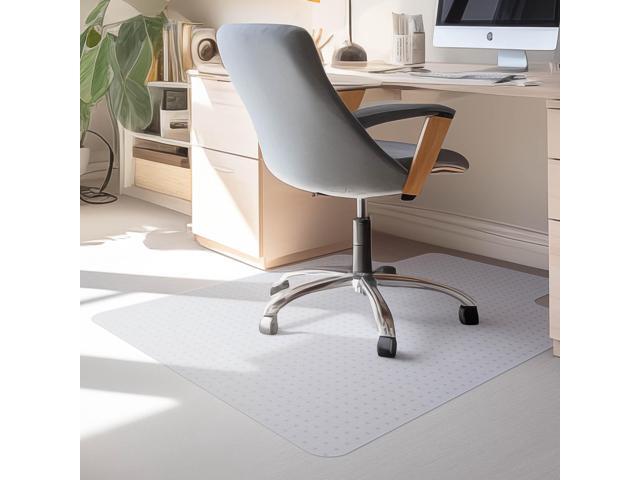 Yescom Rectangle PVC Floor Mats Protector Home Desk Chair for Hard Wood 48"x36" 4 Pack