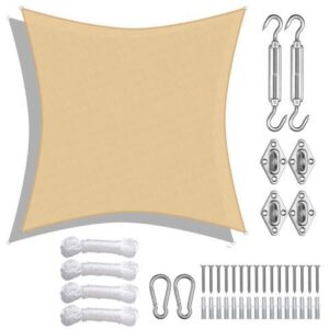 Yescom Rectangle Sun Shade Sail Hardware Kit 304 Anti-Rust Stainless Steel Turnbuckle