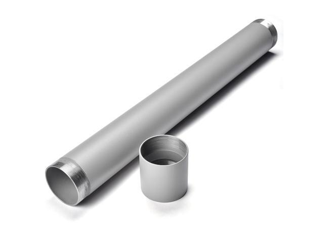 Yescom Sun Shade Sail Extension Pole 2Ft Powder Coated Steel Replacement Pole Stand Steel Yard Sliver