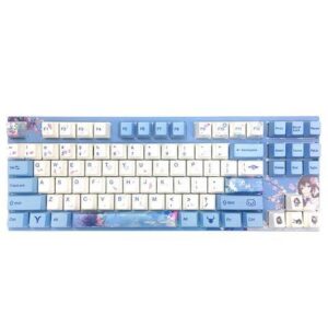 Yeston Sakura Cherry Red Shaft/Limited Edition yeston x Varmilo Co-branded VA87 Sakura Limited Edition Mechanical Keyboard Cherry Red switch PBT