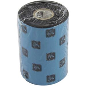 Zebra 03200BK11045 Wax/Resin Ribbon, 4.33" x 1476 ft., 3200 High Performance, 1.00" Core; 1 Roll