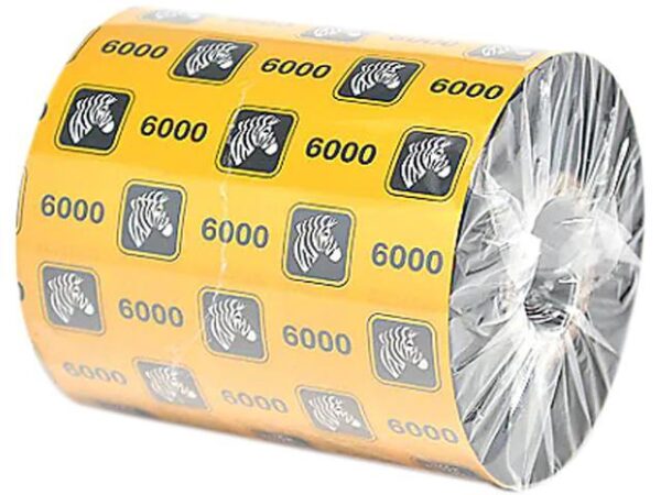 Zebra Consumables, Wax Ribbon 4.33" x 1476 ft., 1.00" Core Zebra Consumables, Wax Ribbon 4.33" x 1476 ft., 1.00" Core