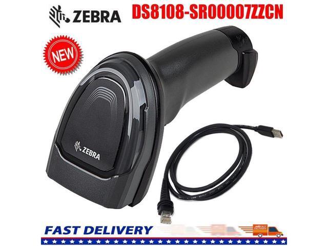 Zebra DS8108-SR - Corded Barcode scanner,1D/2D Imager, Standard Range, General Purpose, SCANNER ONLY, Handheld, IP52, Black,DS8108-SR00007ZZWW
