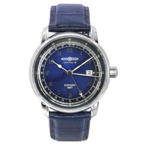 Zeppelin LZ 126 Los Angeles GMT Blue Dial Dual Time Automatic 76683 Mens Watch
