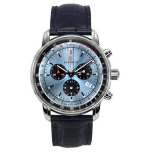 Zeppelin LZ 14 Marine Chronograph Ice Blue Dial Quartz Men's Watch 88862