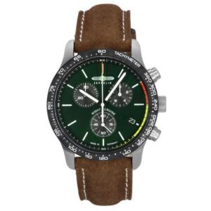 Zeppelin Night Cruise Chronograph Green Dial Quartz 100M Men's Watch 72884