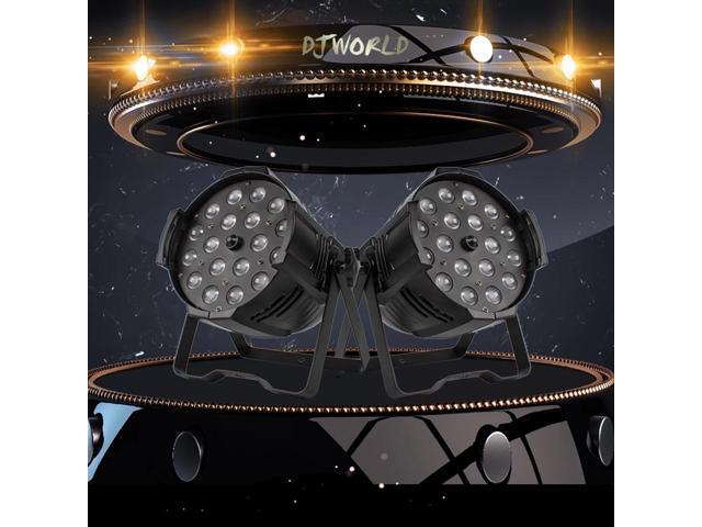 Zoom LED 18x18W RGBWA UV Aluminum House Satge Lights For Clubs Theaters Festa Concert Party Dj Disco Effect Lighting