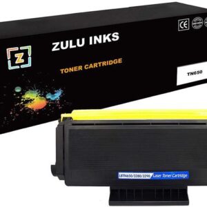 Zulu Inks 1 Black Compatible Toner Cartridge Replacement for Brother TN620 TN650 DCP-8080DN DCP-8085DN HL-5340D HL-5350DN HL-5370DW MFC-8480DN