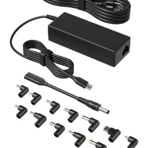 100W USB C Universal Laptop Charger for Lenovo HP Dell Acer Asus Toshiba Geteway Samsung MacBook IBM Fujitsu Sony LG MSI Notebook Ultrabook Chromebook Computer AC Adapter Power...