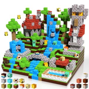 150PCS Magnetic Blocks - Magnetic Building Cubes Magnetic Tiles Stacking, STEM Montessori Sensory Toys for Toddlers Kids Aged 3 4 5 6 7 8 9 10 11 12 Year Old Boys Girls Gifts