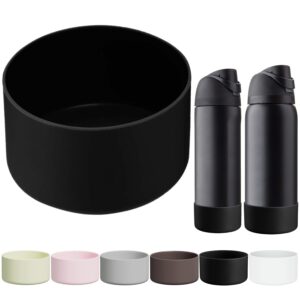 1PC Silicone Water Bottle Boot for Owala 24oz 32oz 40oz, Anti-Slip Protective Sleeve Bottom Cover Protector for Stainless Steel Water Bottles,BPA Free