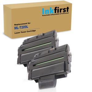 2 Inkfirst Compatible Toner Cartridges D209L MLT-D209L Replacement for Samsung D209L MLT-D209L ML-2855ND SCX-4824FN SCX-4826FN SCX-4828FN High Yield