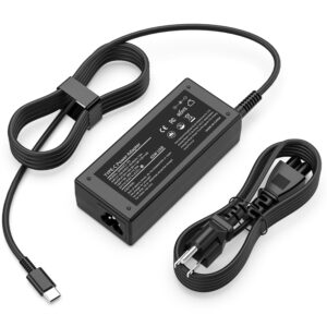 65W 45W Universal USB C Laptop Charger Compatible with HP Chromebook Dell Lenovo Acer Asus Samsung Google Computer and More USB Type C Power Adapter