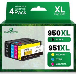 950XL 951XL Combo Pack Compatible for HP 950XL 951XL 950 951 Ink Cartridge for HP Printers Officejet Pro 8600 8610 8620 8640 8660 8615 8100 8630 251DW 276DW (1 Black, 1 Cyan, 1...
