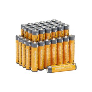 Amazon Basics 36 Pack AAA High-Performance Alkaline Batteries, 10-Year Shelf Life, Easy to Open Value Pack