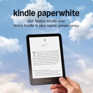 Amazon Kindle Paperwhite 16 GB (newest model) – Our fastest Kindle ever, with new 7" glare-free display, and weeks of battery life – Black