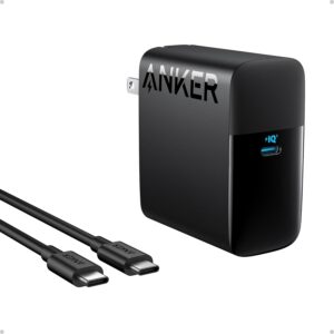 Anker MacBook Charger, Compact and Foldable 100W USB C Charger for MacBook Air, Samsung Galaxy, iPad Pro, and More, 5FT USB C Cable Included