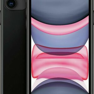 Apple iPhone 11, 128GB, Black - Fully Unlocked (Renewed)