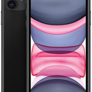 Apple iPhone 11, 64GB, Black - Fully Unlocked (Renewed)