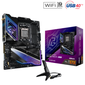 ASRock X870E NOVA WIFI AM5 AMD X870E SATA 6Gb/s ATX Motherboard