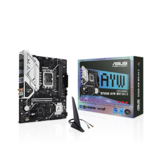 ASUS B760M-AYW WIFI D4 II LGA 1700 Intel B760 Micro ATX Motherboard
