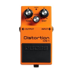 BOSS DS-1 Distortion | Compact Distortion Pedal | The Benchmark in Guitar Distortion | Hard-edged Attack & Smooth Sustain | Wide Tone Range