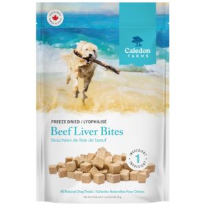 Caledon Farms Beef Liver Bites Freeze Dried 150 Grams