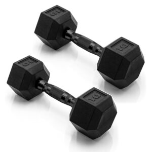 CAP Barbell Coated Hex Dumbbell Weight - Pairs | Multiple Options