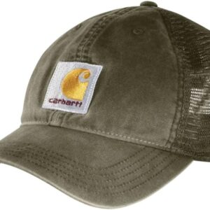 Carhartt Mens Canvas Mesh-Back Cap