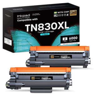 Compatible TN830XL Toner Cartridge Replacement for Brother 830 TN830 TN830-XL 830XL Toner Cartridge with Brother HL-L2460DW DCP-L2640DW HL-L2400D HL-L2405W MFC-L2820DW Printers...