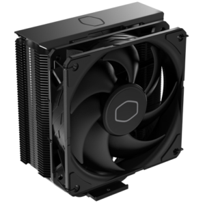 Cooler Master Hyper 212 Black CPU Cooler, SickleFlow 120 Edge PWM Fan, Aluminum Top Cover, 4 Copper Heat Pipes, 152mm Tall, AMD Ryzen AM5/AM4, Intel