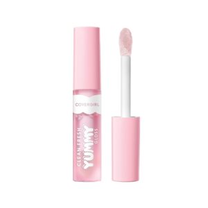 COVERGIRL - Clean Fresh Yummy Gloss - infused with Hyaluronic Acid and naturally-derived Antioxidants, for instant hydration, clean, vegan and gluten-free - Let's Get Fizzical -...