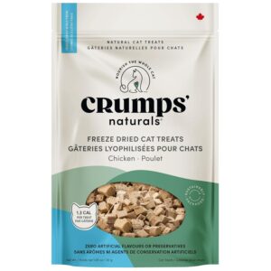 Crumps' Naturals Cat Treats, Freeze Dried Chicken 1.05oz, 30g, Cat Treats