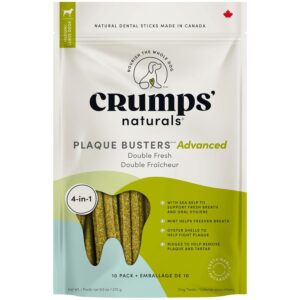 Crumps Naturals Plaque Busters Advanced - Double Fresh Dental Sticks 9.5oz
