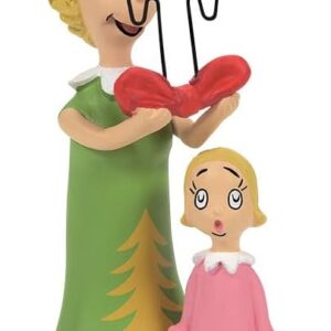 Department 56 Dr. Seuss Grinch Village Accessories Cindy Lou Who's Surprise Figurine, 3.25 Inch, Multicolor