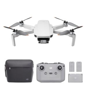 DJI Mini 2 Fly More Combo – Ultralight and Foldable Drone for Adults and Kids, 3-Axis Gimbal with 4K Camera, 12MP Photos, 31 Mins Flight Time, OcuSync 2.0 10km HD Video...
