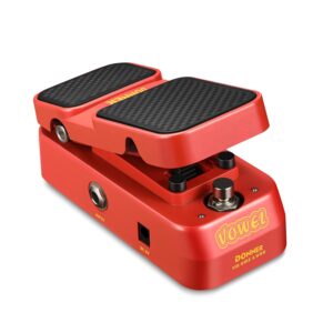 Donner 2 in 1 Wah Volume Pedal, Mini Vintage Electric Guitar Effect Pedal with Active Volume Control and Vowel Lightweight Design