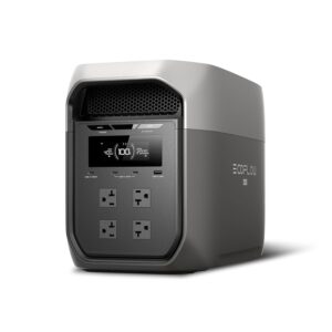 EF ECOFLOW Portable Power Station DELTA 3 Max, 2048Wh LiFePO4 Battery, Solar Generator (Solar Panel Optional), 3400W X-Boost Output, Ultra-Fast 0-80% Charging in 1.13 Hr, Home...