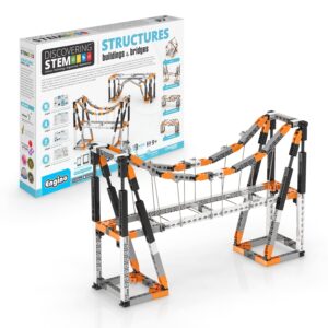 Engino- Stem Toys, Buildings & Bridges, Construction Toys for Kids 9+, Educational Set, Gifts for Boys & Girls (9 Model Options), Stem Kit for Learning