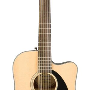 Fender CD-60SCE 12-string Dreadnought Acoustic Guitar, Natural