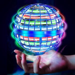 Flying Orb Ball Toys Soaring Hover Fidget Hand Controlled Mini Drone Cosmic Globe Spinning Kids Adults Outdoor Fly Toy Birthday Gift Cool Stuff for Boys Girls 6 7 8 9 10+ Year...