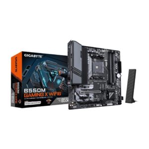 GIGABYTE B550M GAMING X WIFI6 AM4 AMD B550 Micro ATX Motherboard