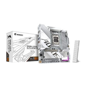 GIGABYTE B850M AORUS ELITE WIFI6E ICE AMD AM5 LGA 1718 Motherboard, mATX, DDR5,