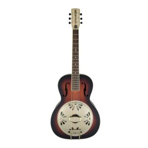 Gretsch G9241 Alligator Round-Neck Resonator Guitar - Padauck, 2-Colour Sunburst
