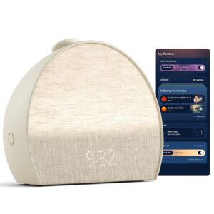 Hatch Restore 3 Sunrise Alarm Clock, Sound Machine, Smart Light (Putty) - White Noise, Screen-Free Sleep Routine
