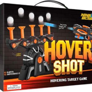 Hover-Shot Shooting Toy for Kids - Ball Target Game for Nerf Gun - Cool Birthday Gifts Toys for Boys Age 6+ Year Old Boy Best Teenage Gift Idea - Gun, Targets & Darts - Powered...
