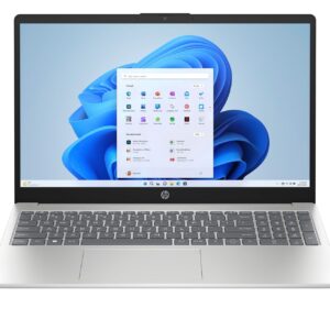 HP 15.6 inch Laptop PC, AMD Ryzen 7 7730U, 16GB RAM, 1TB SSD, AMD Radeon Graphics, FHD (1920 x 1080) IPS Display, Windows 11 Home, Copilot Key, Natural Silver (15-fc0036ca)