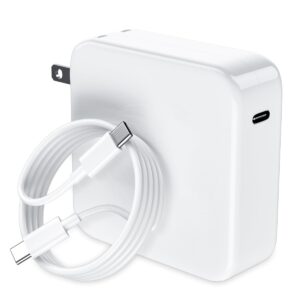IEFUU Mac Book Pro Charger - 118W USB C Laptop Charger Compatible with MacBook Pro/Air 2022|2021|2020|2019|2018, Type-C PD Power Adapter for iP15 Pro Max iPad Pro Air (with...