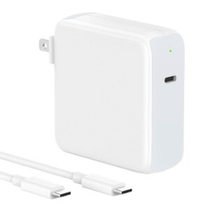 IFEART 96W USB C Charger Compatible with MacBook Pro 16/15/ 14/13 inch (2016-2025), Air 15/13 inch (2018-2025), 6.6ft 5A USB-C to USB-C Cable